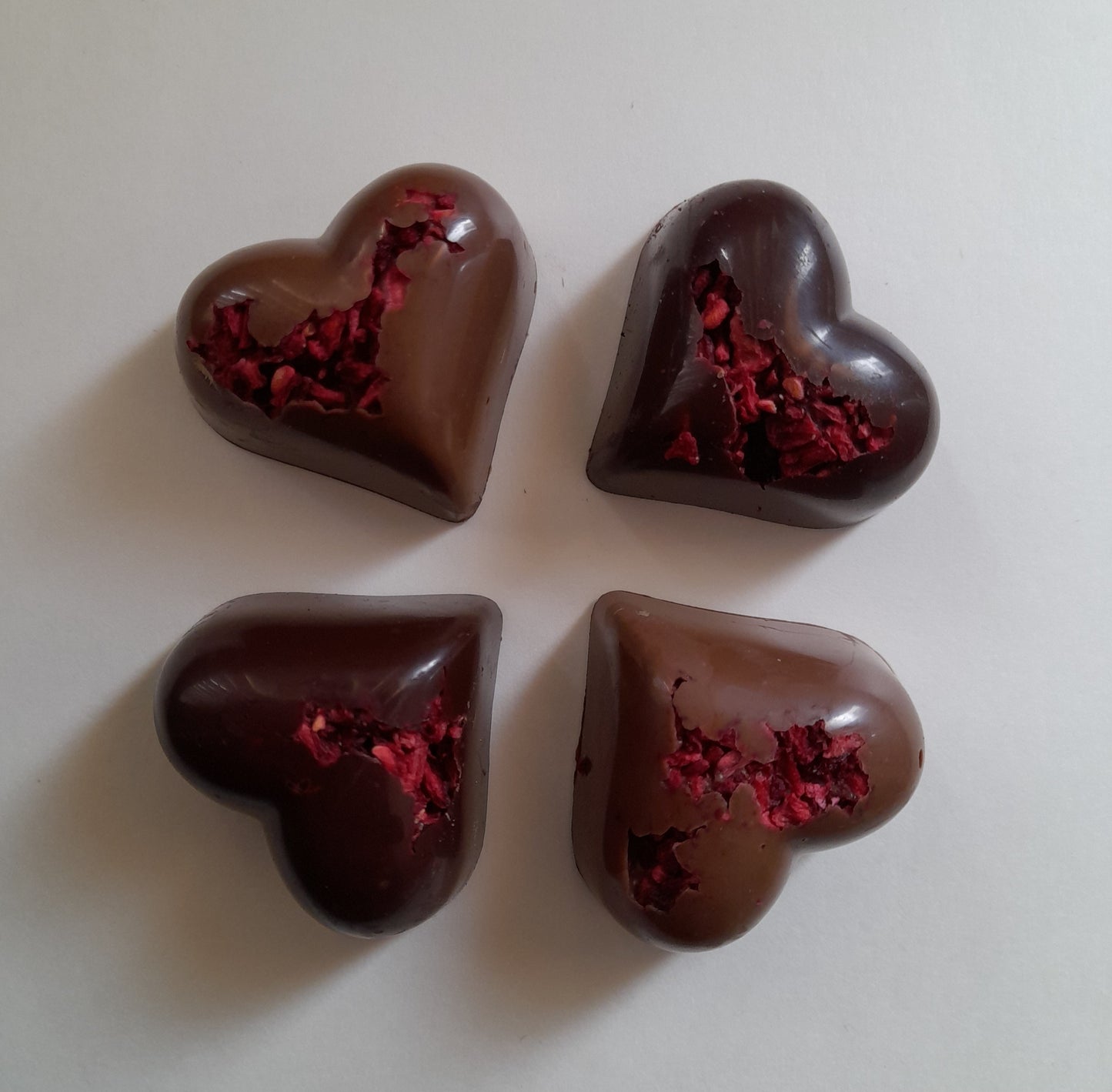 Raspberry Hearts
