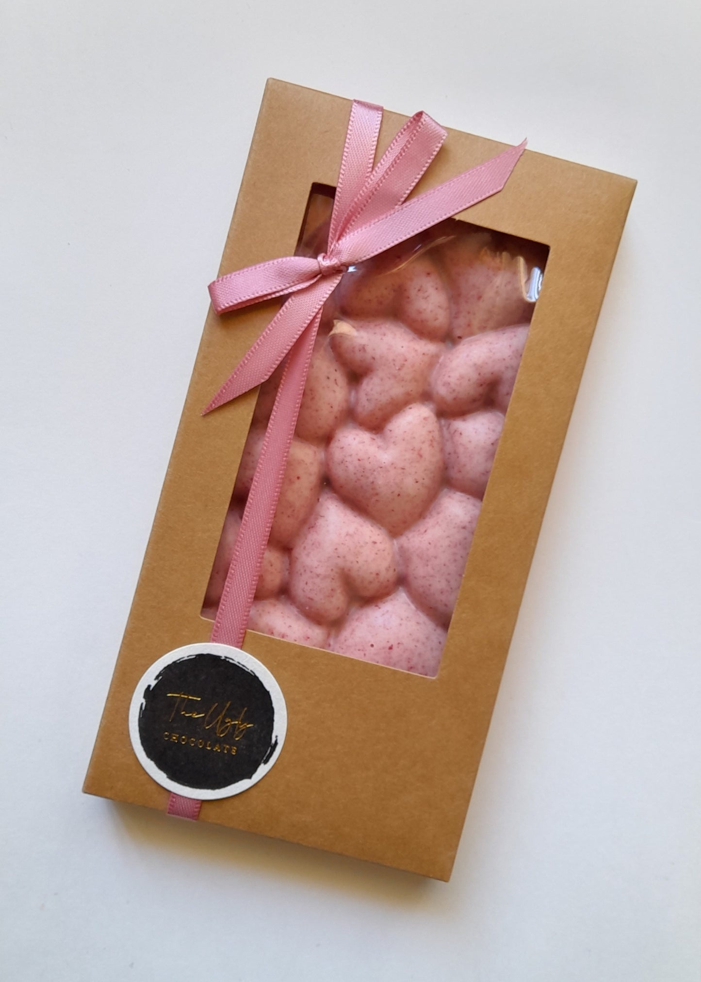 Strawberry Love Hearts 90g Bar