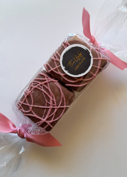 Milk Strawberry Marshmallow Cubes 125g