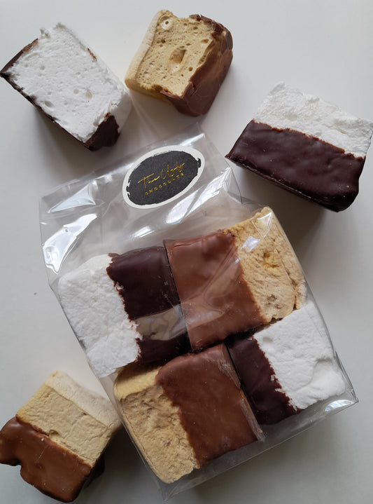 Coffee & Vanilla Marshmallow Cubes 100g